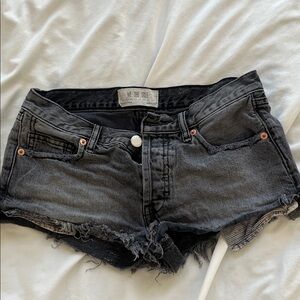 We The Free Charcoal Jean Shorts